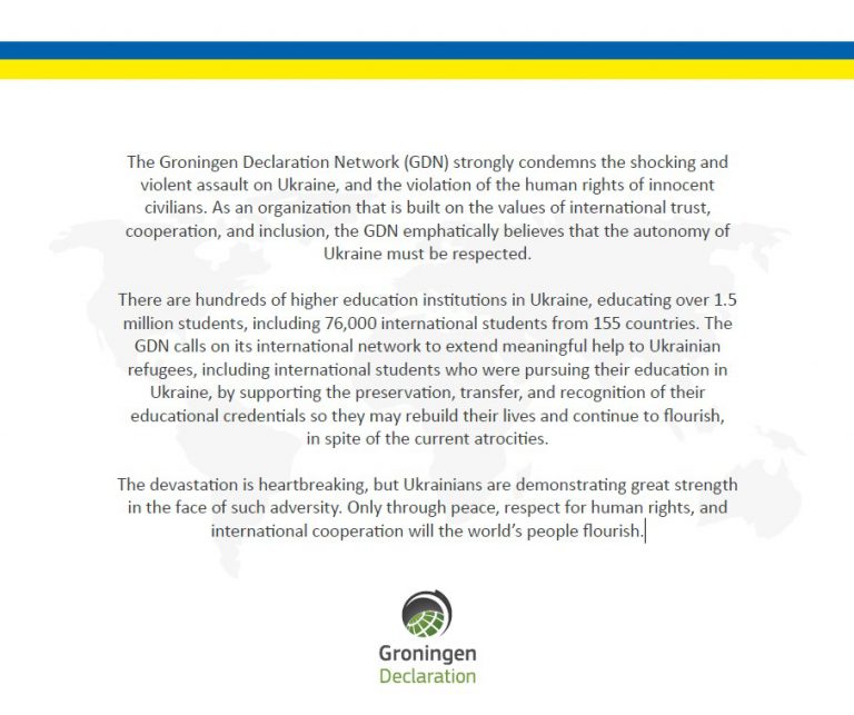 GDN statement on the invasion of Ukraine